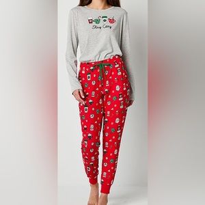 Merry Christmas - 2 piece Sleep Chic pajama set - Cups